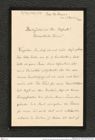 Nachlass Franz Steindachner, Brief von Eduard Graeffe an Franz Steindachner (22.?.1904), Inv.Nr. 173.40, Seite 1
